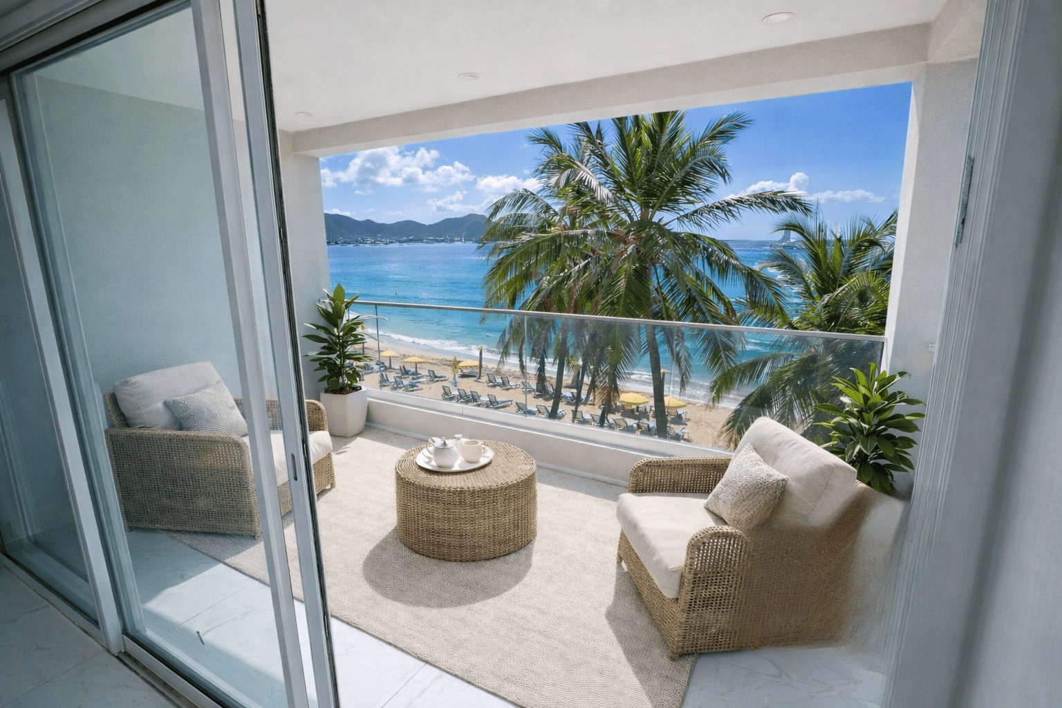 White Sand – Condo 2 chambres en bord de plage